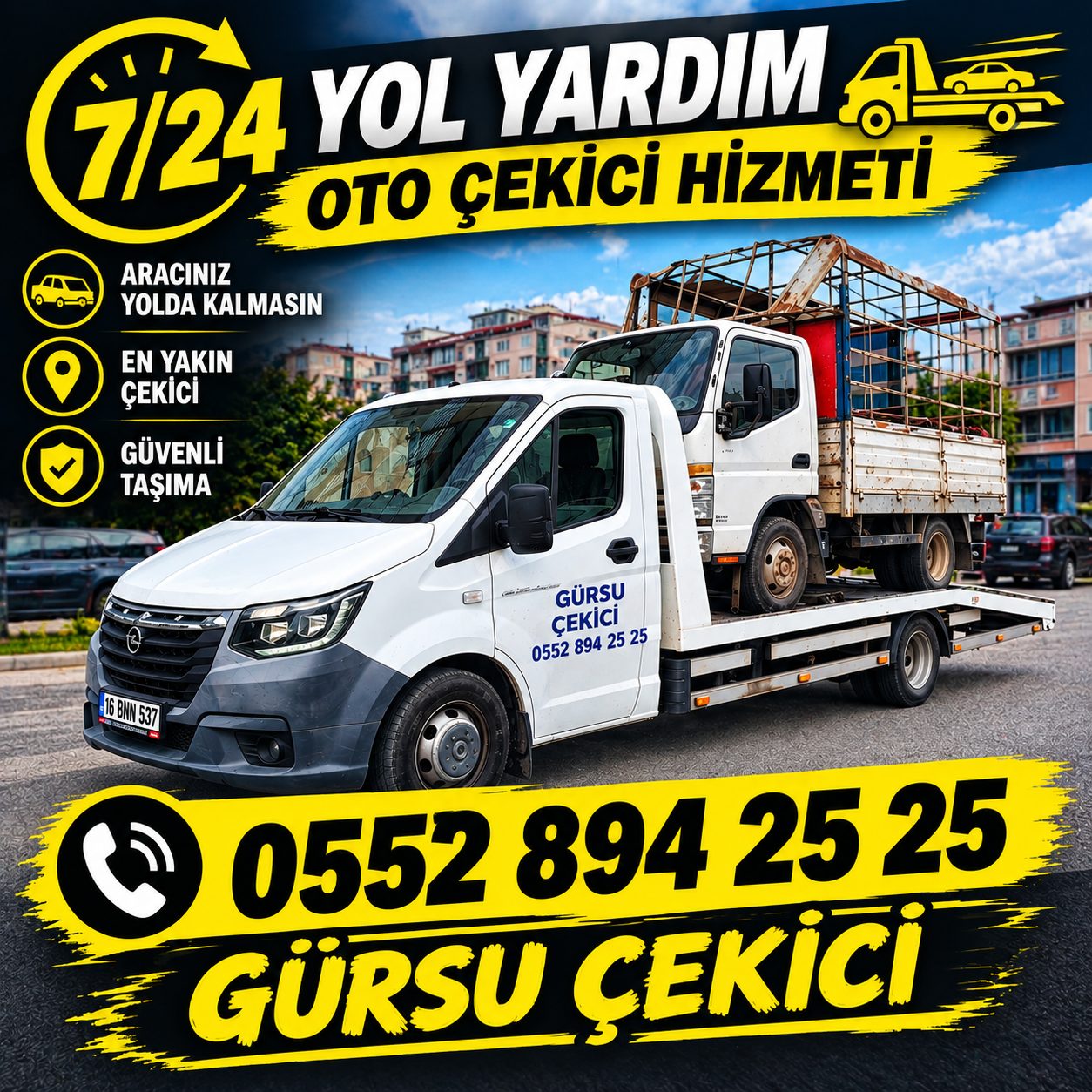 Gürsu Çekici - Bursa Oto Kurtarma