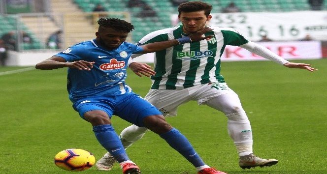 Spor Toto Süper Lig: Bursaspor: 0 - Çaykur Rizespor: 2 (Maç sonucu)