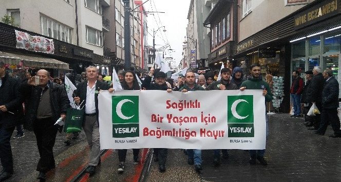 Yeşilay'dan "Sağlıklı hayat" yürüyüşü