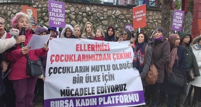 Bursa kadın platformu cinsel istismara karşı toplandı