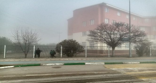 Bursa'da görüş mesafesi 1 metreye indi