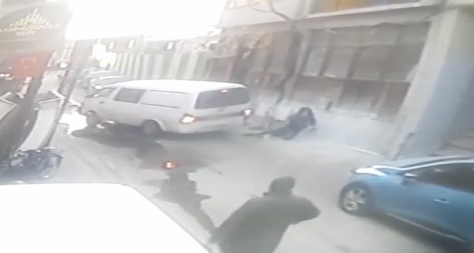 Görünmez kaza kameralara yansıdı