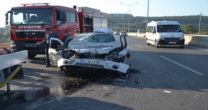 Kazada yaralanan sürücü hayatını kaybetti