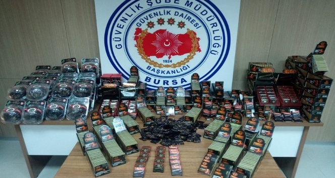 Bursa’da 100 bin lira değerinde cinsal ilaç ele geçirildi