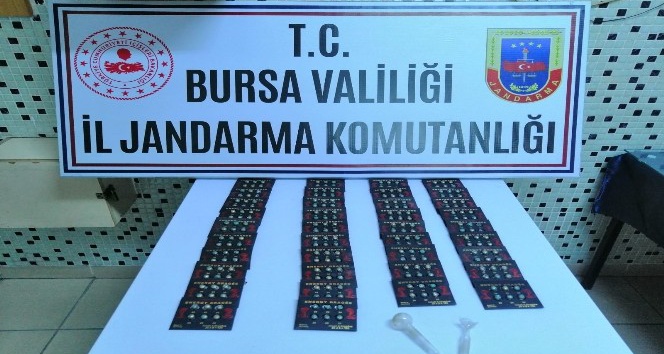Bursa’da uyuşturucu tablet operasyonu