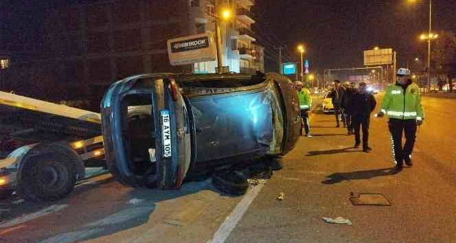 Takla atan otomobildeki 3 kişi kayıplara karıştı